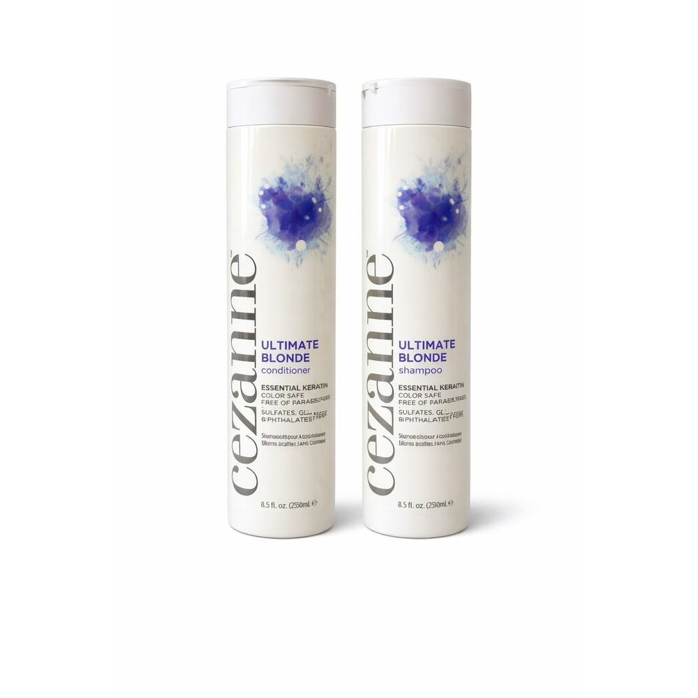 Cezanne Ultimate Blonde Shampoo + Conditioner 8.5 Fl.oz Duo